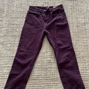 Rag and Bone purple jeans - size 26